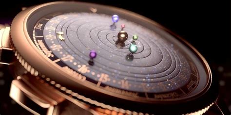 a watch replicating the moment of solar system|This Beautiful 'Planetarium' Watch Will Put The Solar System On .